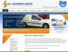 Tablet Screenshot of meautoparts.co.uk